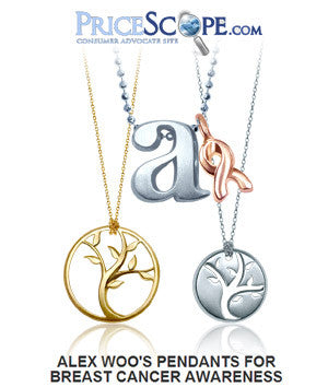 Pricescope - Alex Woo's Pendants for Breast Cancer Awareness