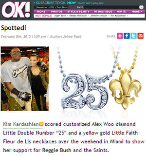OK Magazine - Kim Kardashian Superbowl Luck