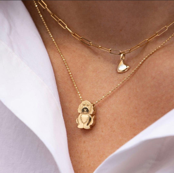 Alex Woo Pet Doodle Charm Necklace