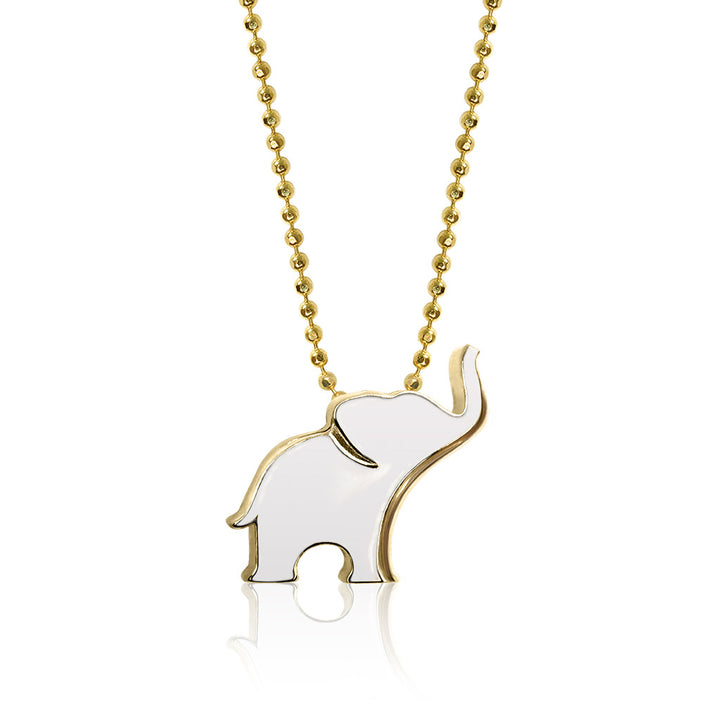 Alex Woo Luck Elephant Charm Necklace