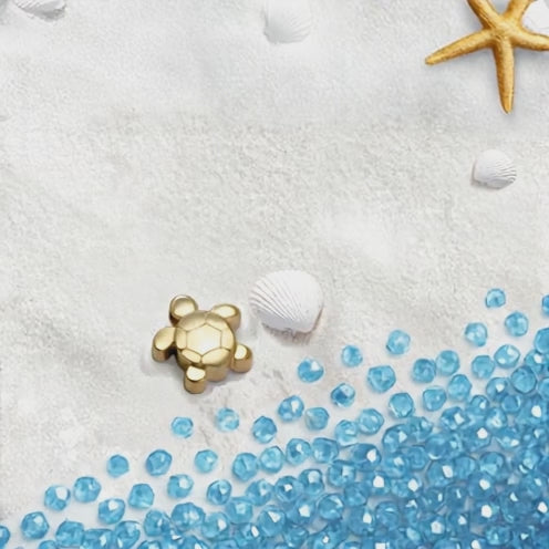 Alex Woo Seasons Sea Turtle Charm Necklace