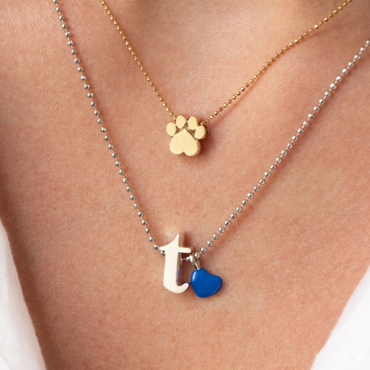 Alex Woo Pet Paw Charm Necklace