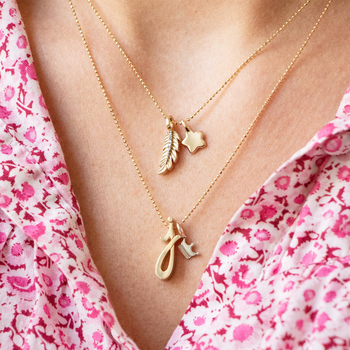Alex Woo Autograph Letters (A-Z)  Initial Necklace