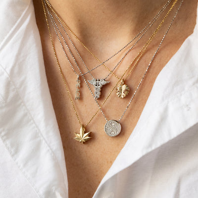 Lexeme Peace Charm Necklace