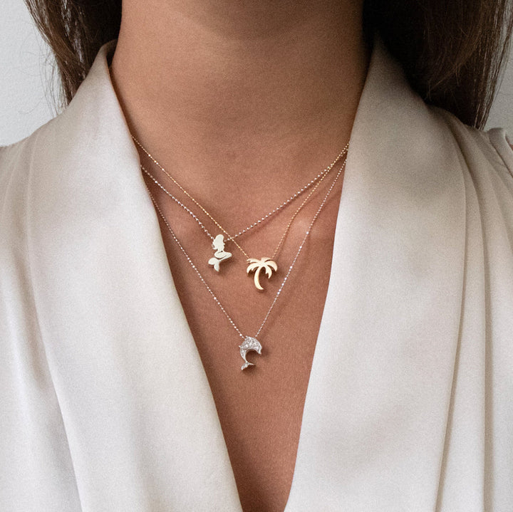 Alex Woo Cities Mermaid Charm Necklace