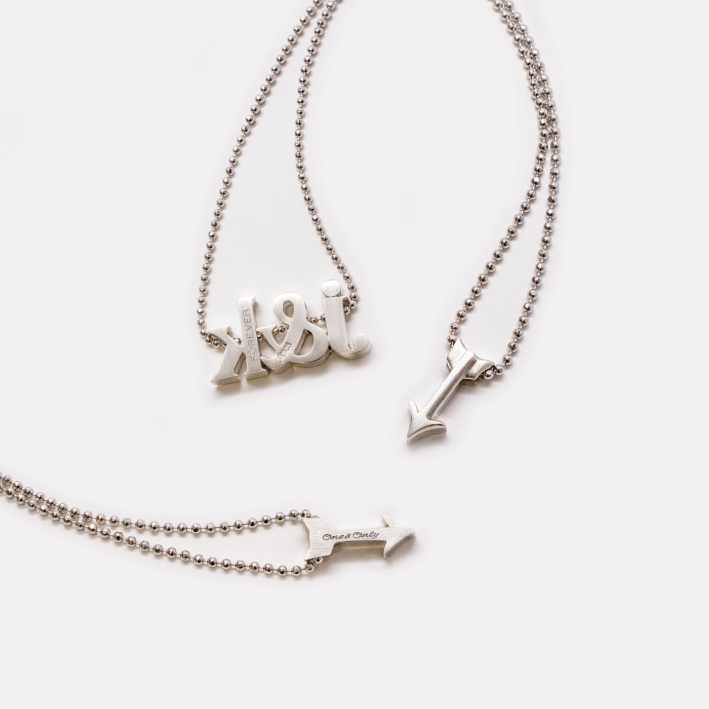 Alex Woo Custom Quadruple Letters Charm Necklace
