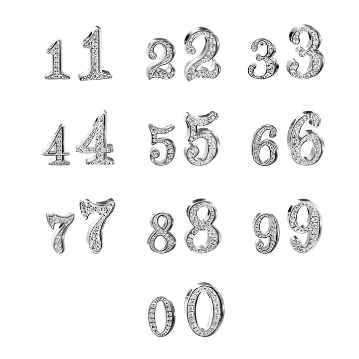 Alex Woo Custom Double Numbers Little Icons™ Charm Necklace
