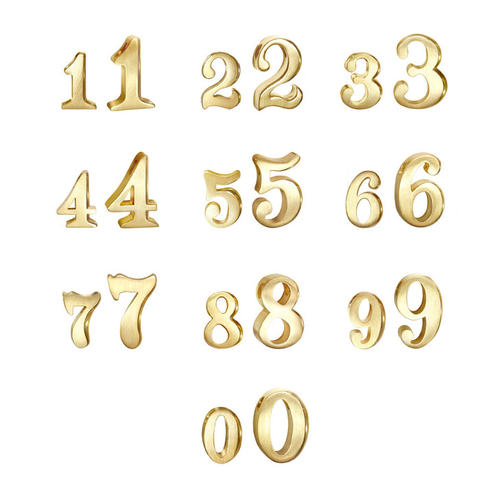 Alex Woo Numbers (0-9) Charm Necklace