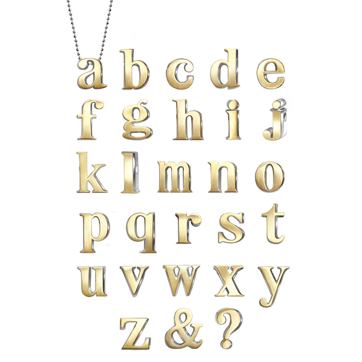 Alex Woo Little Letters (A-Z) Initial Charm Necklace