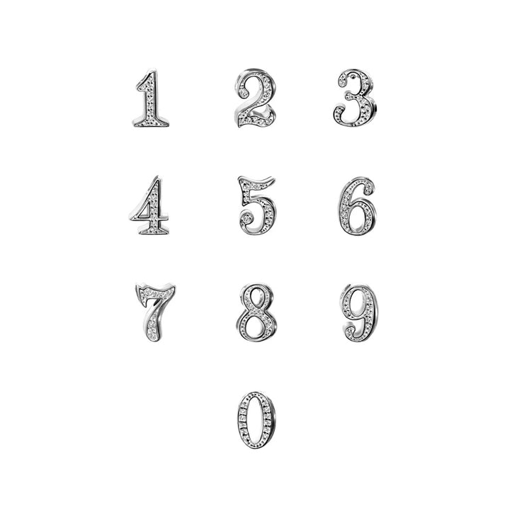 Alex Woo Custom Quadruple Numbers Charm Necklace