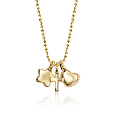 Alex Woo Mini Additions™ Cluster Necklace