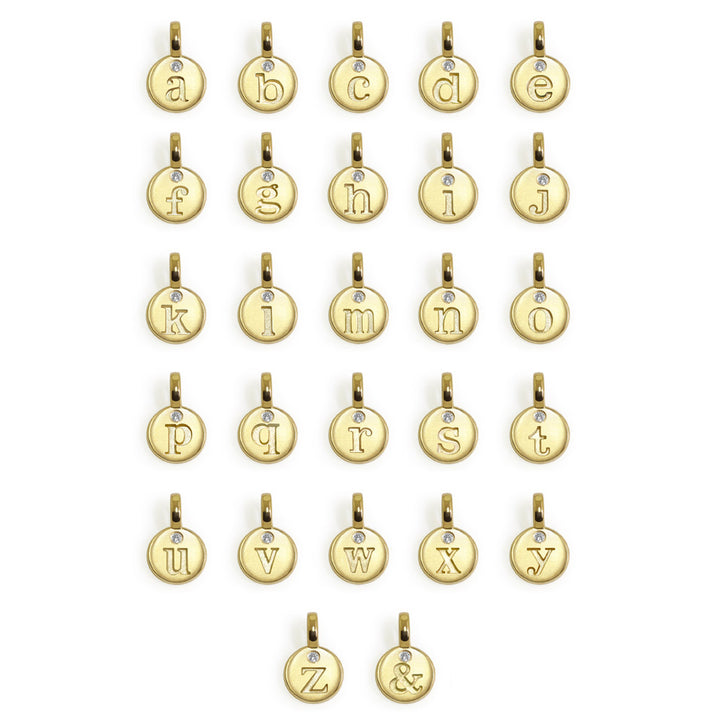 Alex Woo Letters (A-Z) Mini Additions™ Charm Necklace