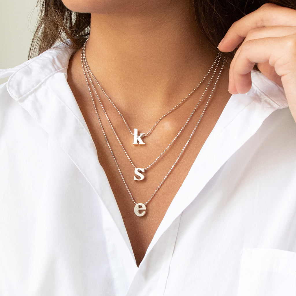 Alex Woo letter S Initial Charm Necklace