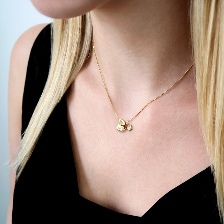 Alex Woo Pet Pug Charm Necklace