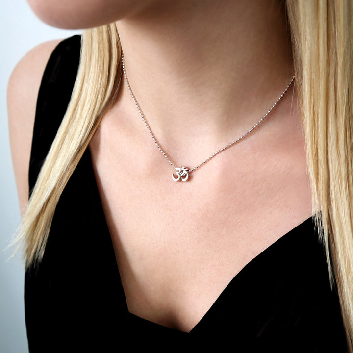 Alex Woo Faith Om Charm Necklace Charm Necklace