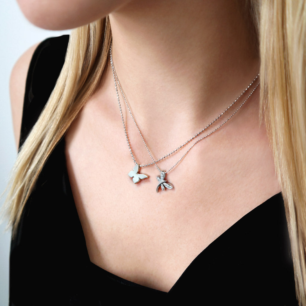 Alex Woo Princess Dragonfly Charm Necklace – Alex Woo Jewelry