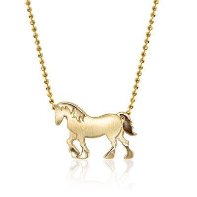 Alex Woo x Budweiser Clydesdale Horse Charm Necklace