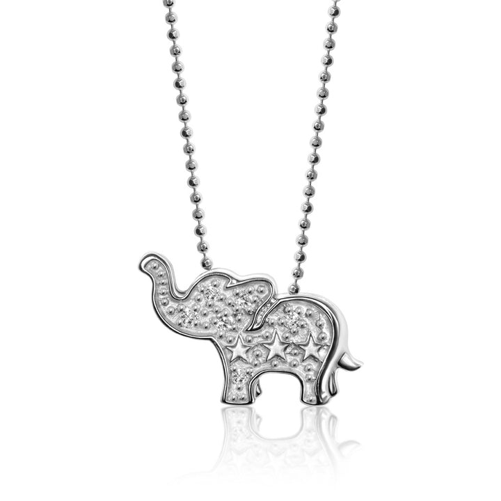 Alex Woo Activist Elephant Charm Necklace