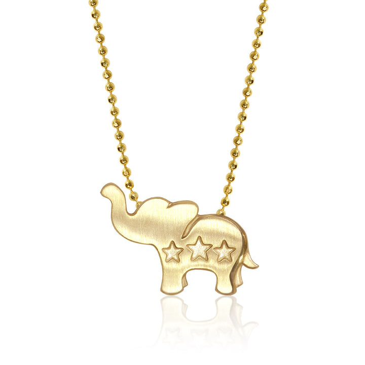 Alex Woo Activist Elephant Charm Necklace