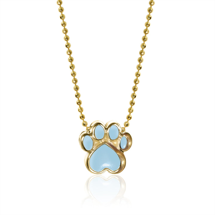 Alex Woo Pet Paw Charm Necklace