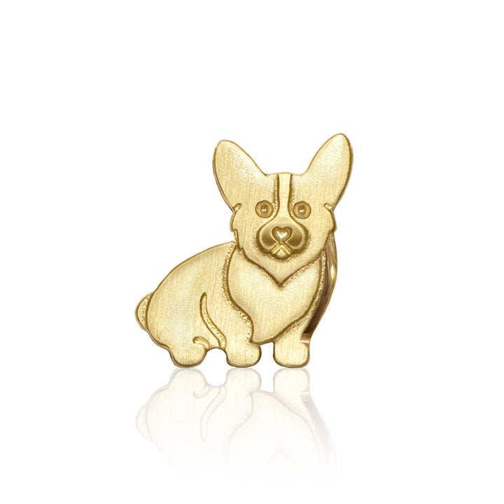 Alex Woo Pet Corgi Charm Necklace