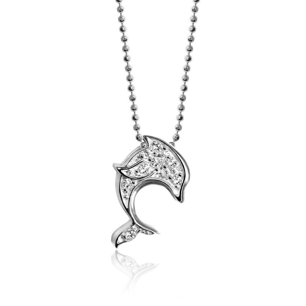 Alex Woo Cities Dolphin Charm Necklace
