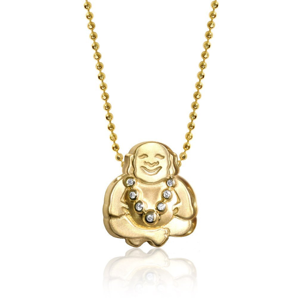 Alex Woo Faith Buddha Charm Necklace