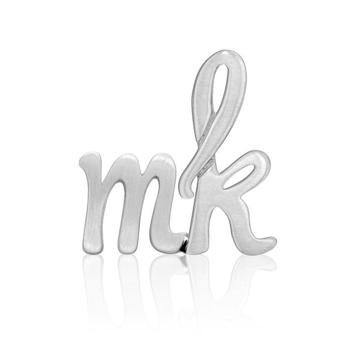 Alex Woo Custom Double Autograph Letters Charm Necklace