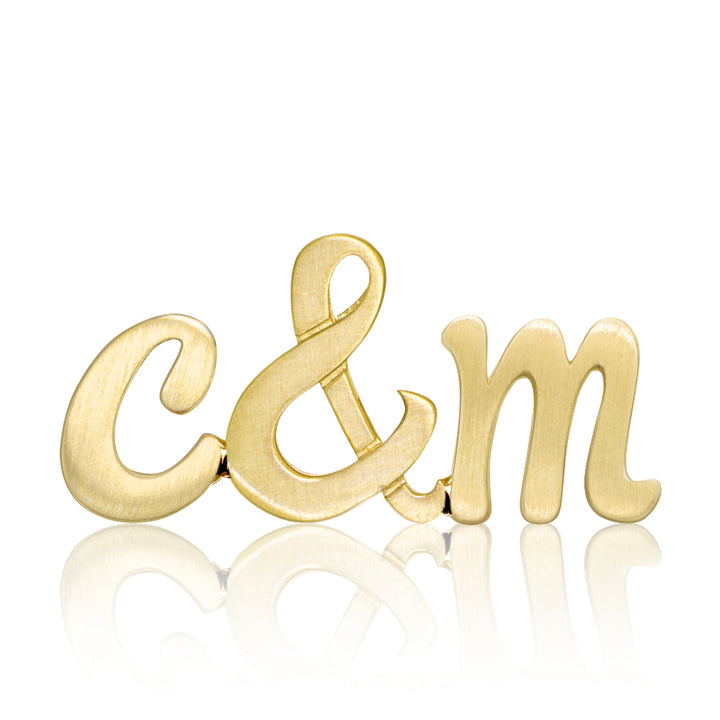 Alex Woo Custom Triple Autograph Letters Charm Little Icons™