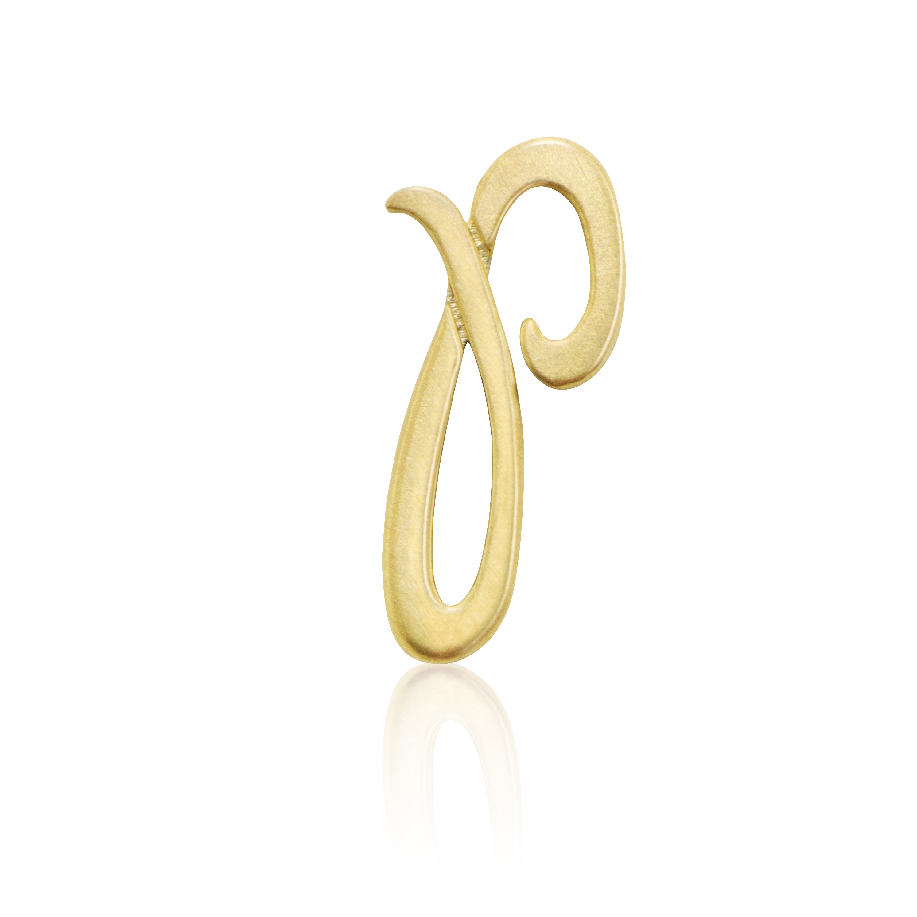 Alex Woo Autograph Letter p Scripted Initial Charm Necklace – Alex