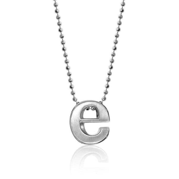 Alex Woo Letter E Initial Charm Necklace
