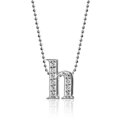 Alex Woo Letter H Initial Charm Necklace