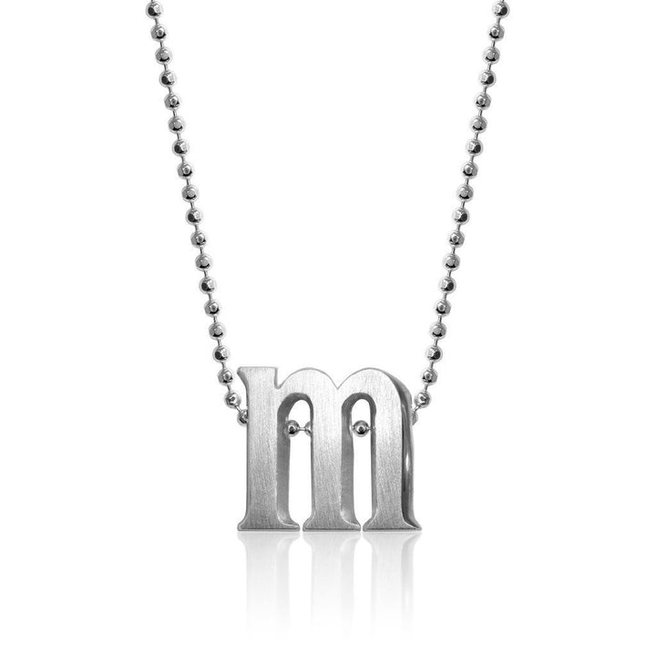 Alex Woo Letter M Initial Charm Necklace