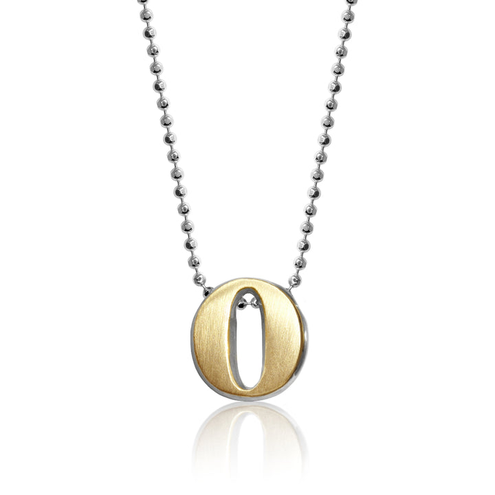 Alex Woo Letter O Initial Charm Necklace