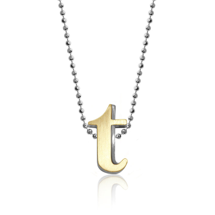 Alex Woo Letter T Initial Charm Necklace