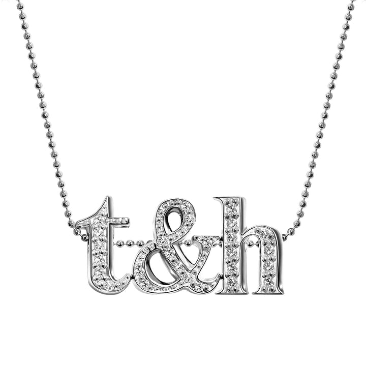 Alex Woo Custom Triple Letters Icons™ Charm Necklace