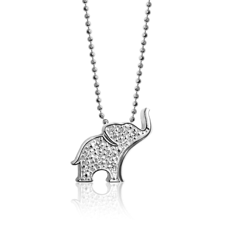 Alex Woo Luck Elephant Charm Necklace