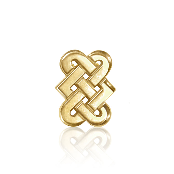 Alex Woo Luck Endless Love Knot Charm Necklace