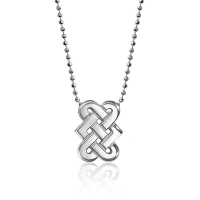 Alex Woo Luck Endless Love Knot Charm Necklace