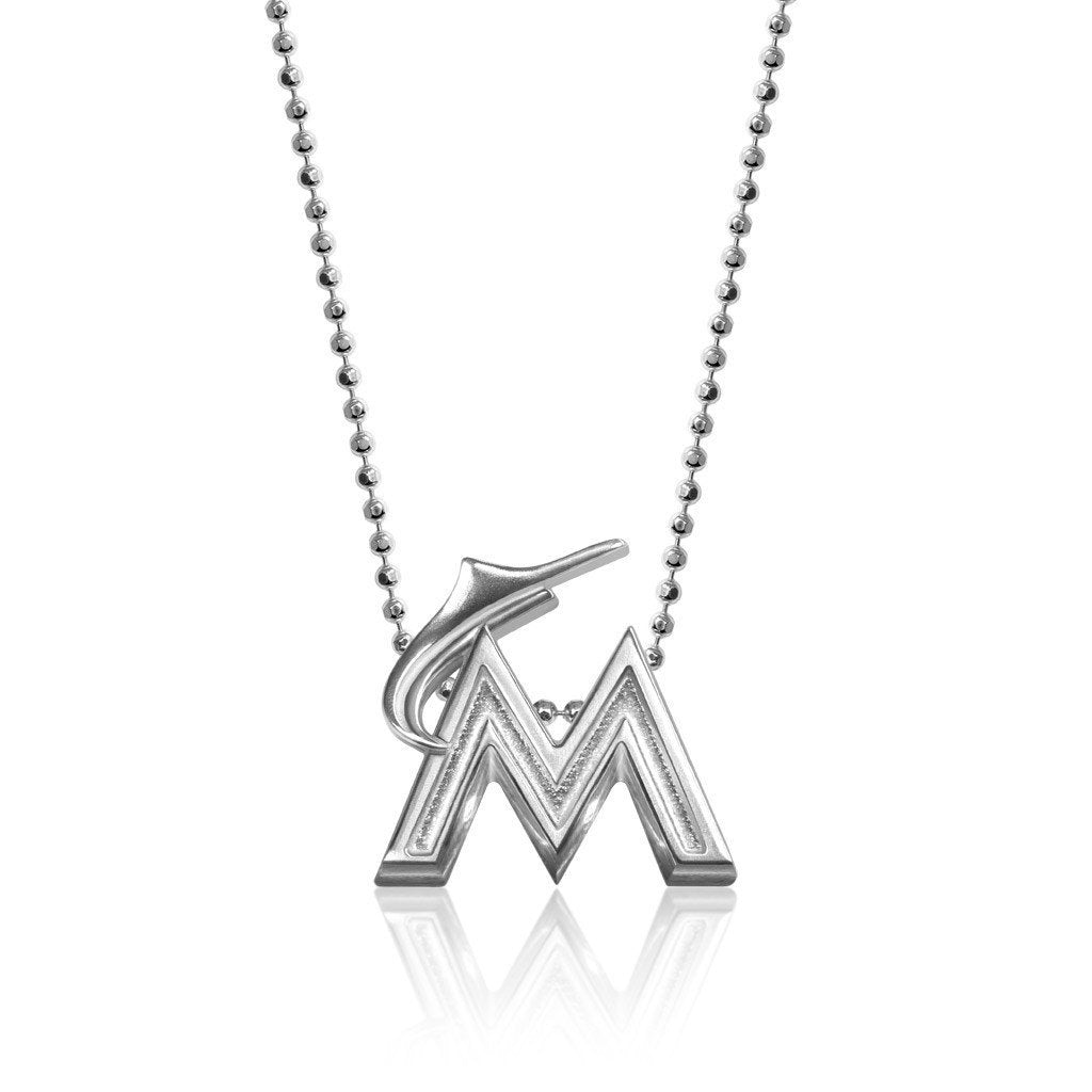 Alex Woo MLB Miami Marlins Charm Necklace
