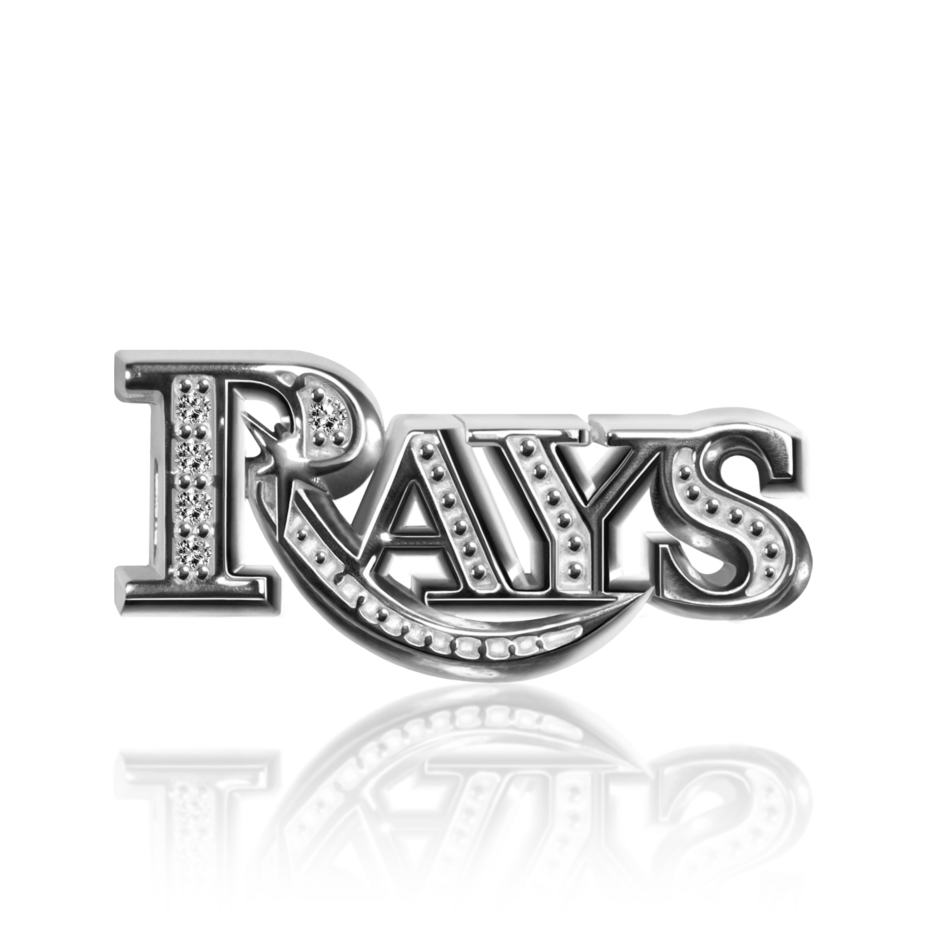 tampa bay rays logo black and white