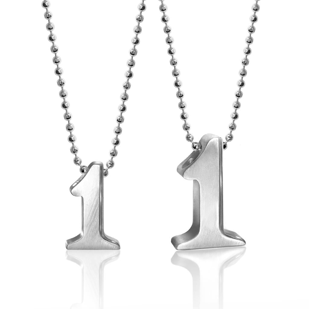 Alex Woo Number 1 Charm Necklace