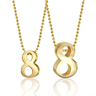 Alex Woo Number 8 Charm Necklace
