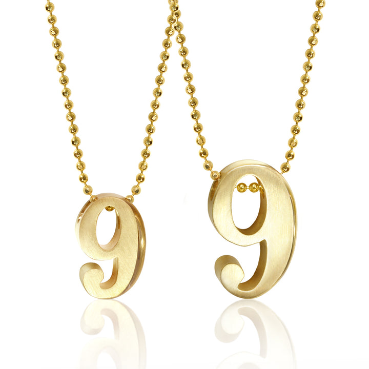Alex Woo Number 9 Charm Necklace