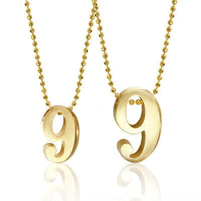 Alex Woo Number 9 Charm Necklace
