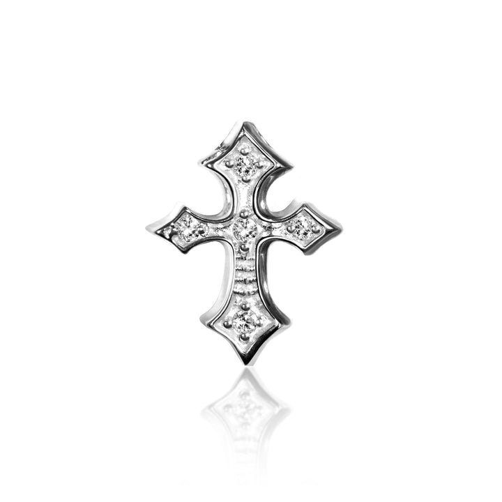 Alex Woo Rock Star Cross Charm Necklace
