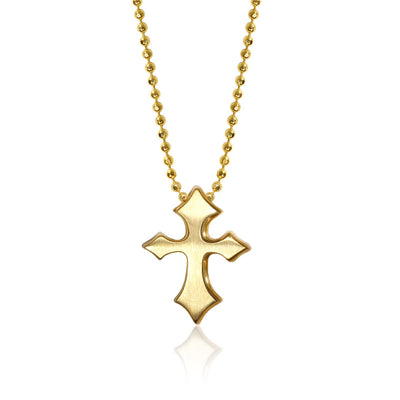 Alex Woo Rock Star Cross Charm Necklace