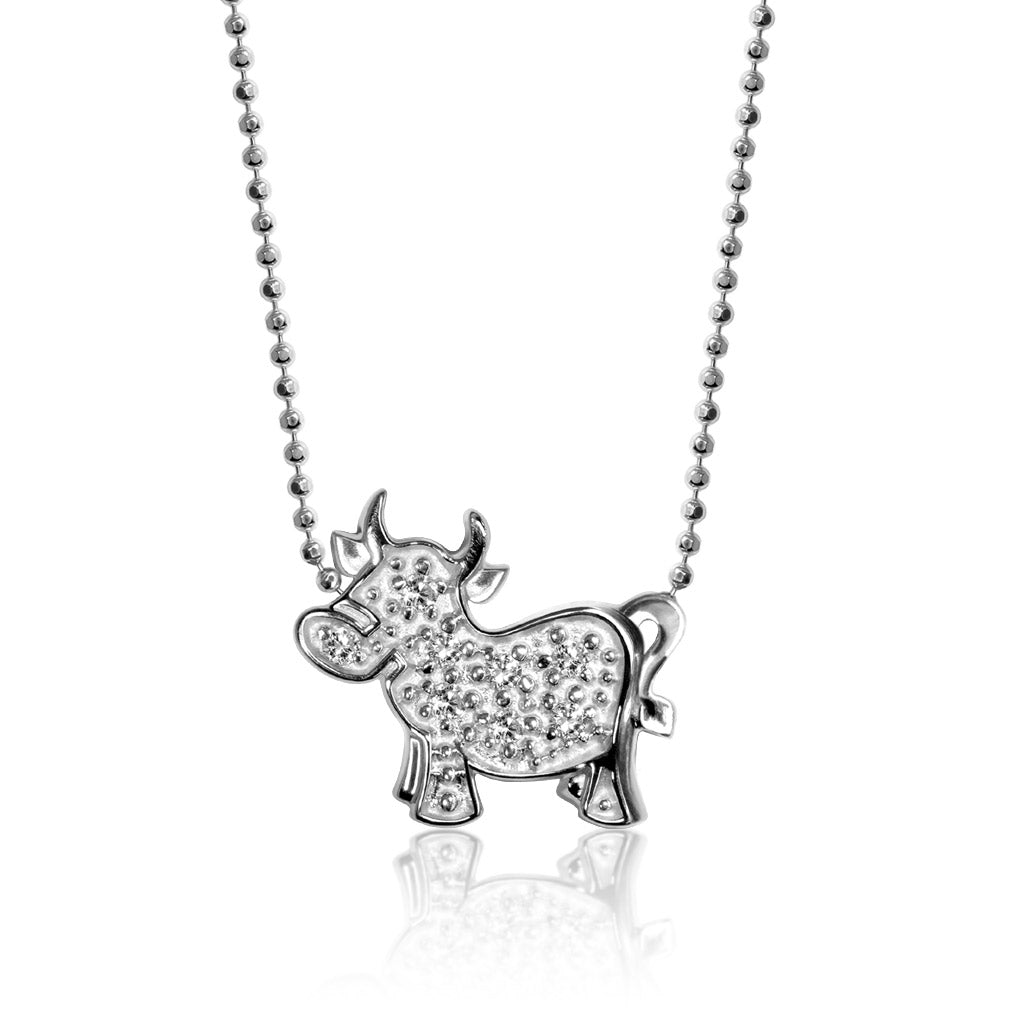 Alex Woo Zodiac Ox Charm Necklace