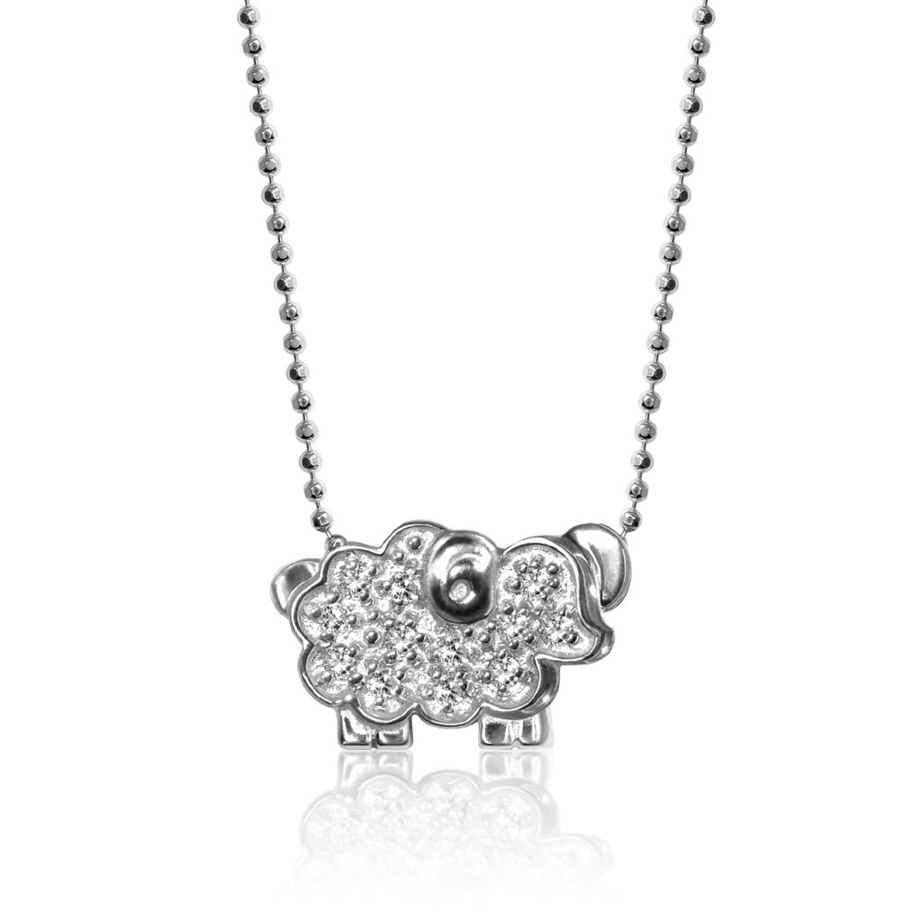 Alex Woo Zodiac Sheep Charm Necklace