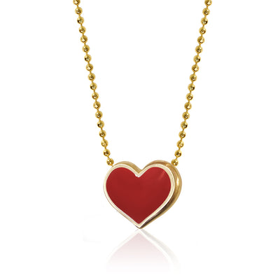 Alex Woo Vegas Heart Charm Necklace